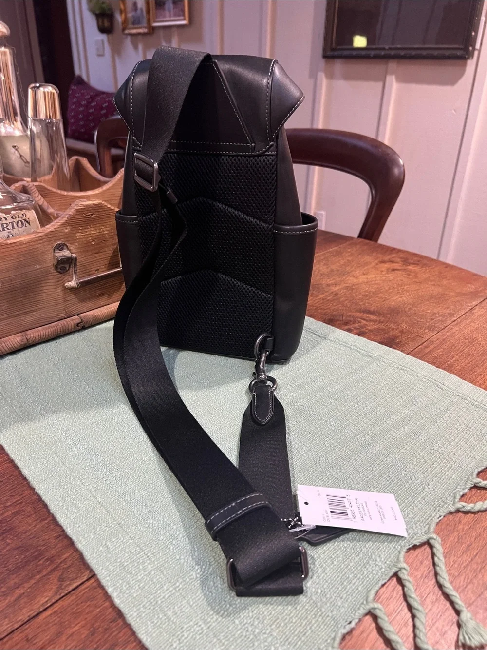 NWT Coach CU111 Racer Pack in Black Leather